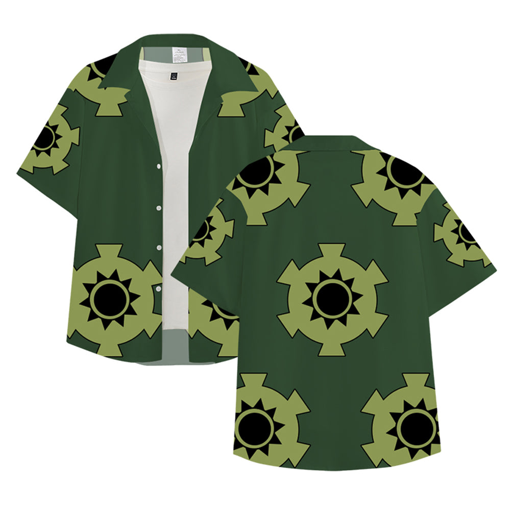 One Piece Roronoa Zoro Summer T-Shirt Cosplay Outfits Halloween Carnival Suit