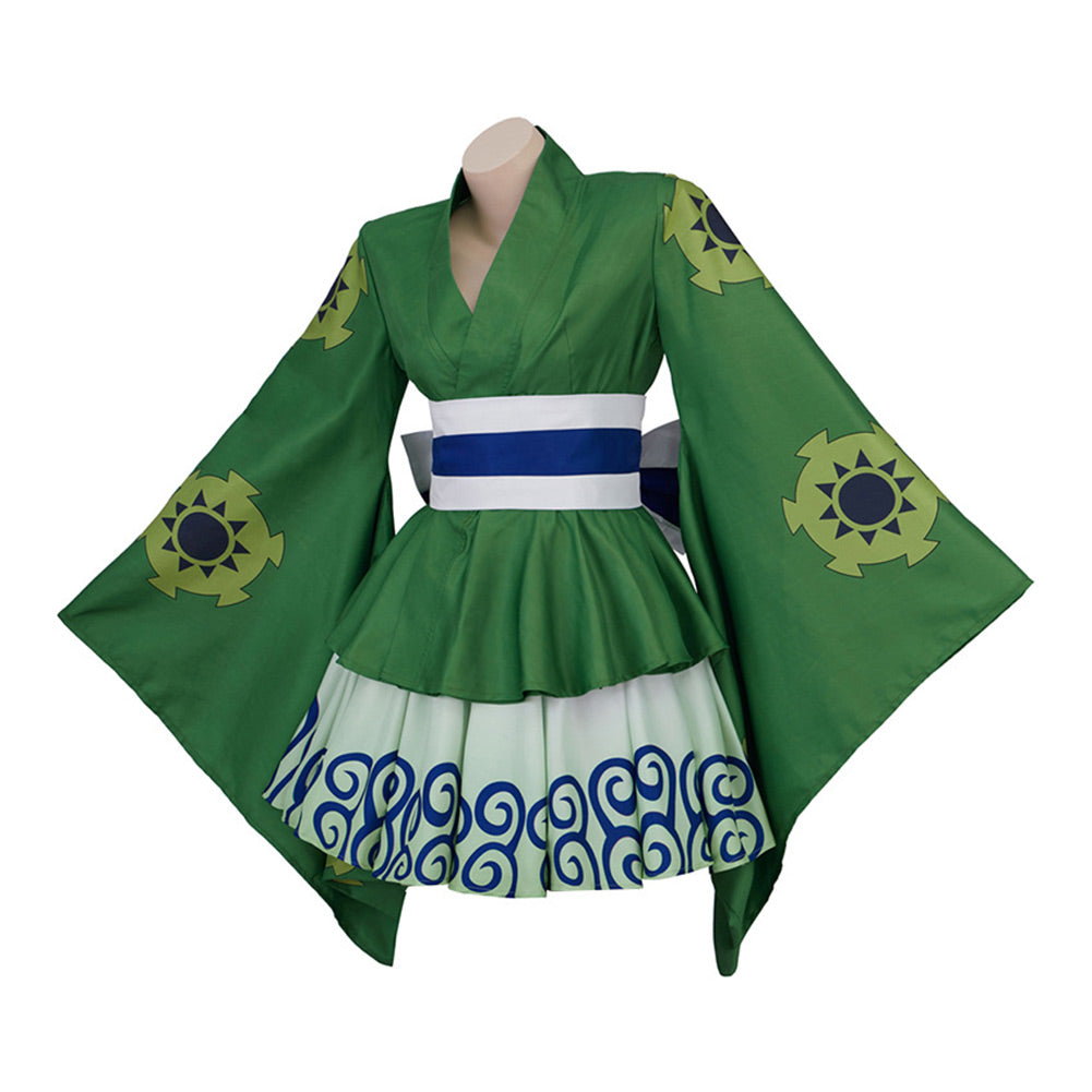 Anime One Piece Roronoa Zoro Lolita Dress Cosplay Costume Halloween Carnival Party Outfits