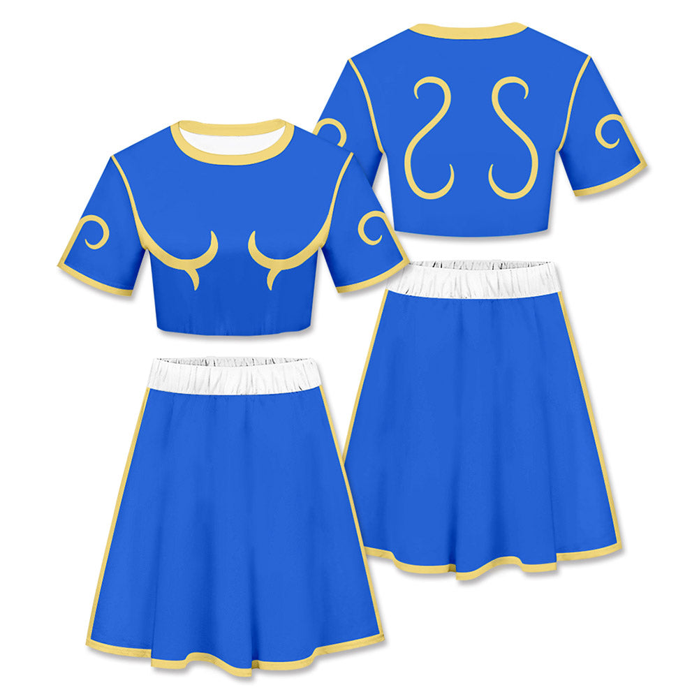 Street Fight Chun Li Summer Outfits Cosplay Halloween Carnival Party Disguise Costume