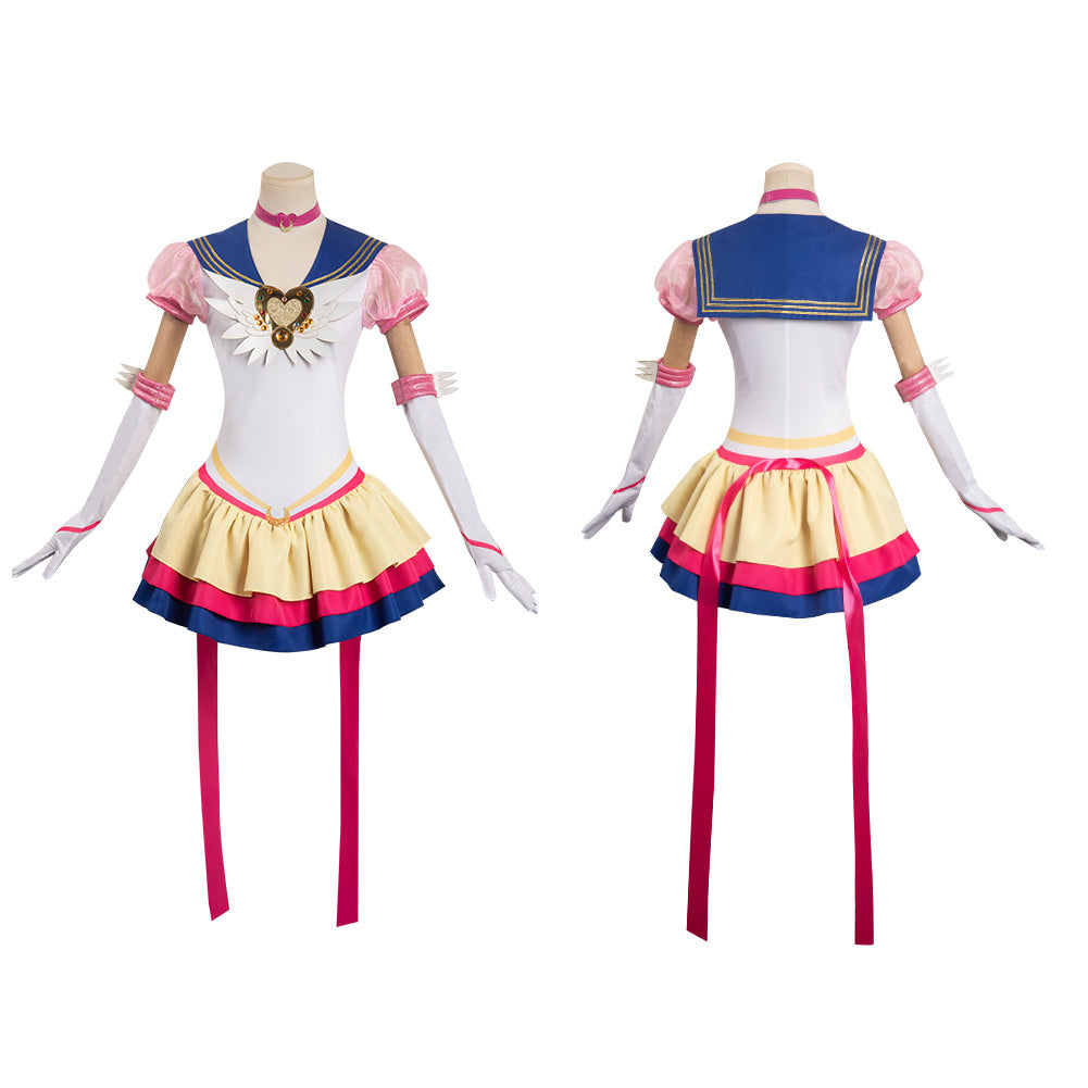 Bishoujo Senshi Sailor Moon Cosmos Movie Tsukino Usagi Cosplay Costume Halloween Carnival Party Outfits