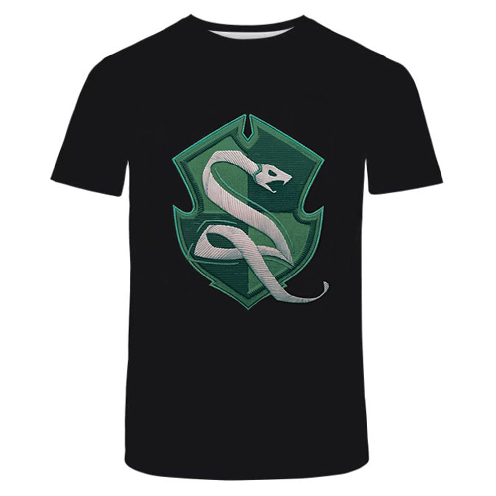 Hogwarts Legacy Salazar Slytherin Cosplay T-shirt 3D Print Short Sleeve Shirt - INSWEAR