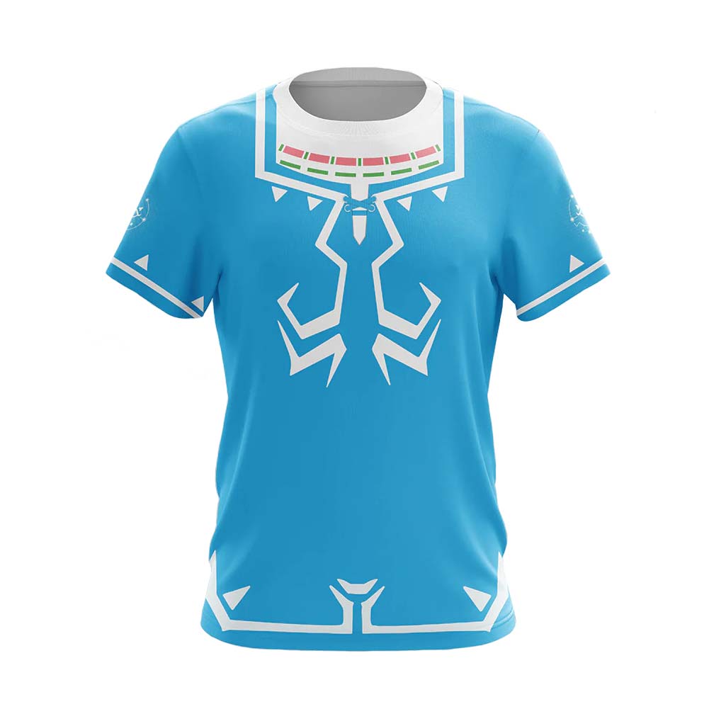 The Legend of Zelda Link T-shirt Men Women Sheikah Slate 3D Print Short Sleeve Shirt