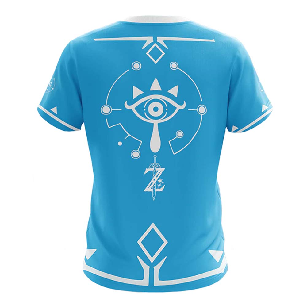 The Legend of Zelda Link T-shirt Men Women Sheikah Slate 3D Print Short Sleeve Shirt