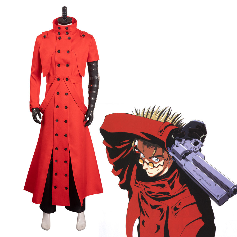 TRIGUN Vash the Stampede Cosplay Costume Outfits Halloween Carnival Party Disguise Suit