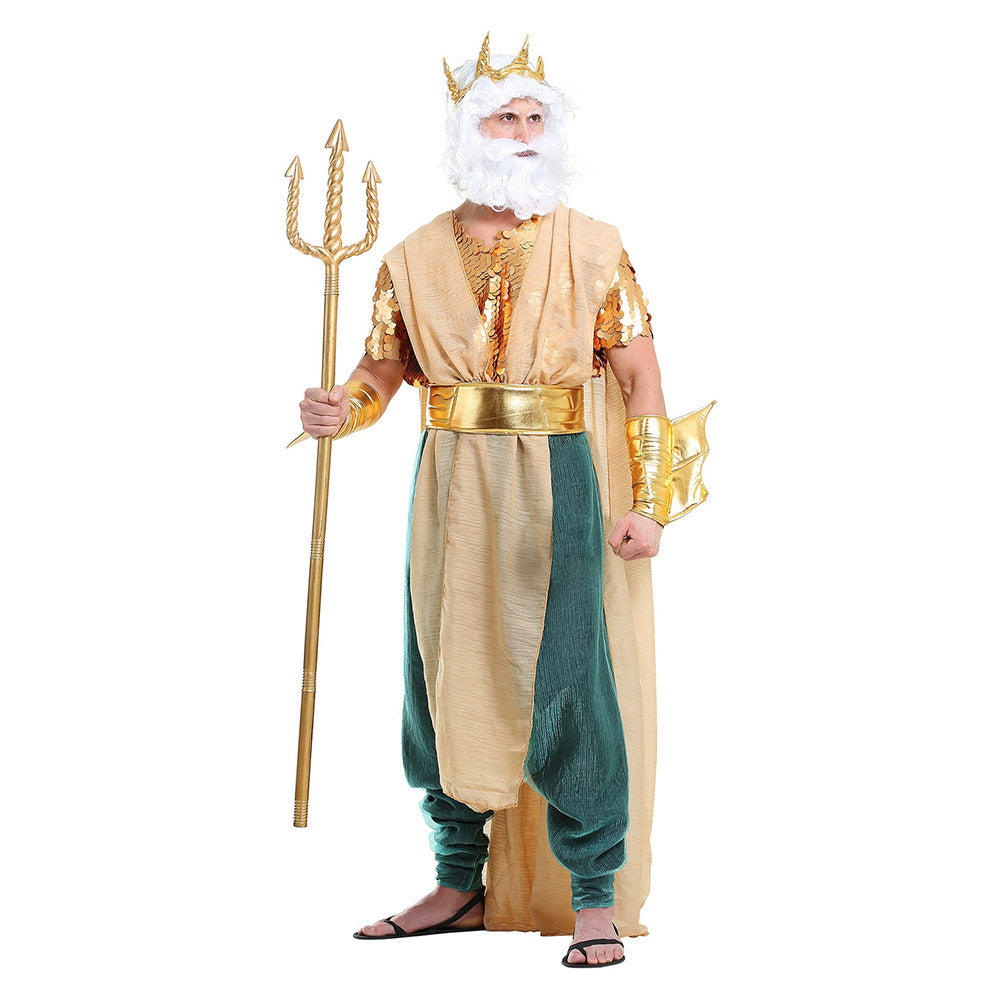 Triton/Trenton King Cosplay Costume Outfits Halloween Carnival Party Disguise Suit