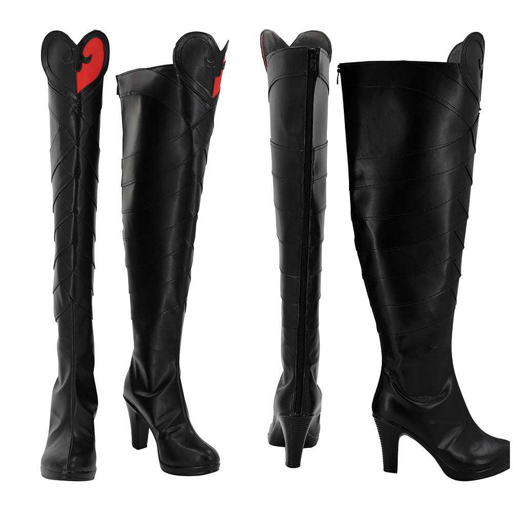 Disney Twisted-Wonderland riddle Cosplay Shoes Boots Halloween Costumes Accessory Custom Made