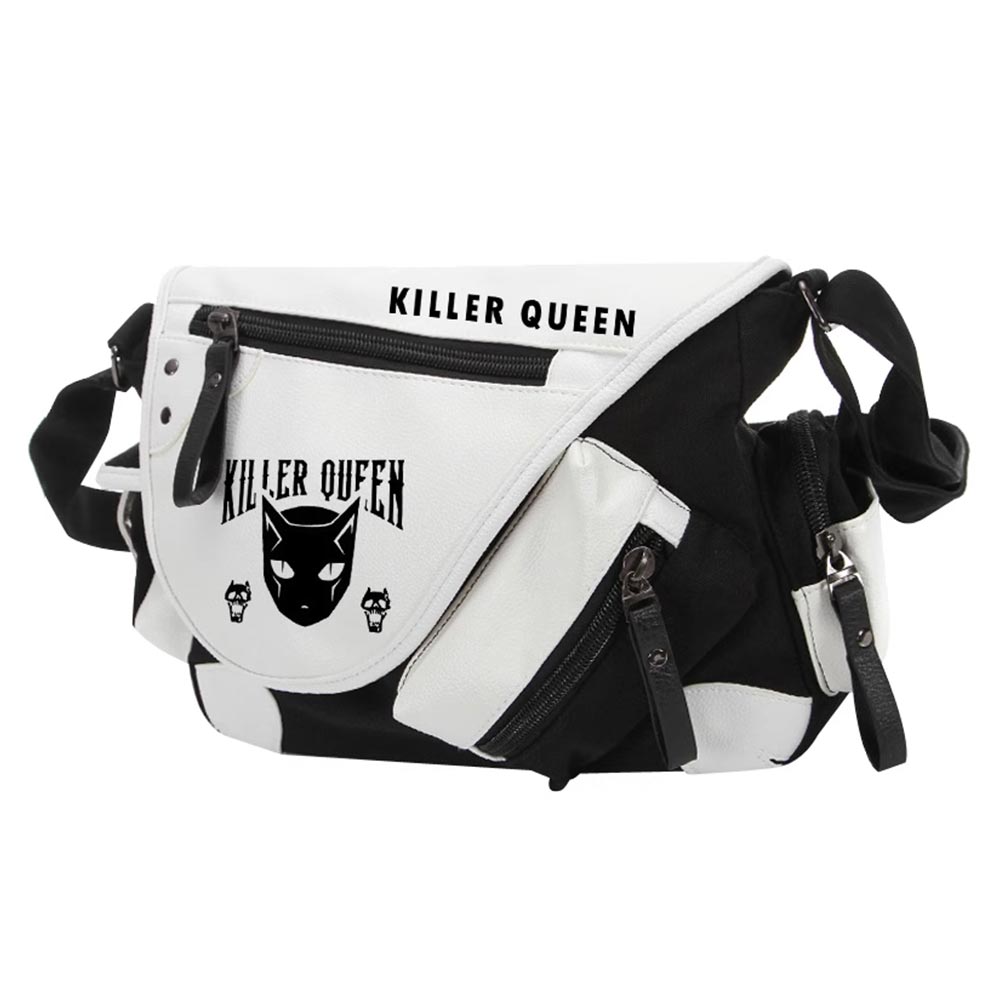 Killer Queen Shoulder Bag JoJo‘s Bizarre Adventure Canvas Bags School Bag Unisex Messenger Bag