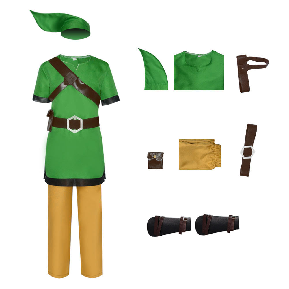 Kid The Legend Of Zelda: Skyward Sword Cosplay Costume Outfits Halloween Carnival Party Disguise Suit