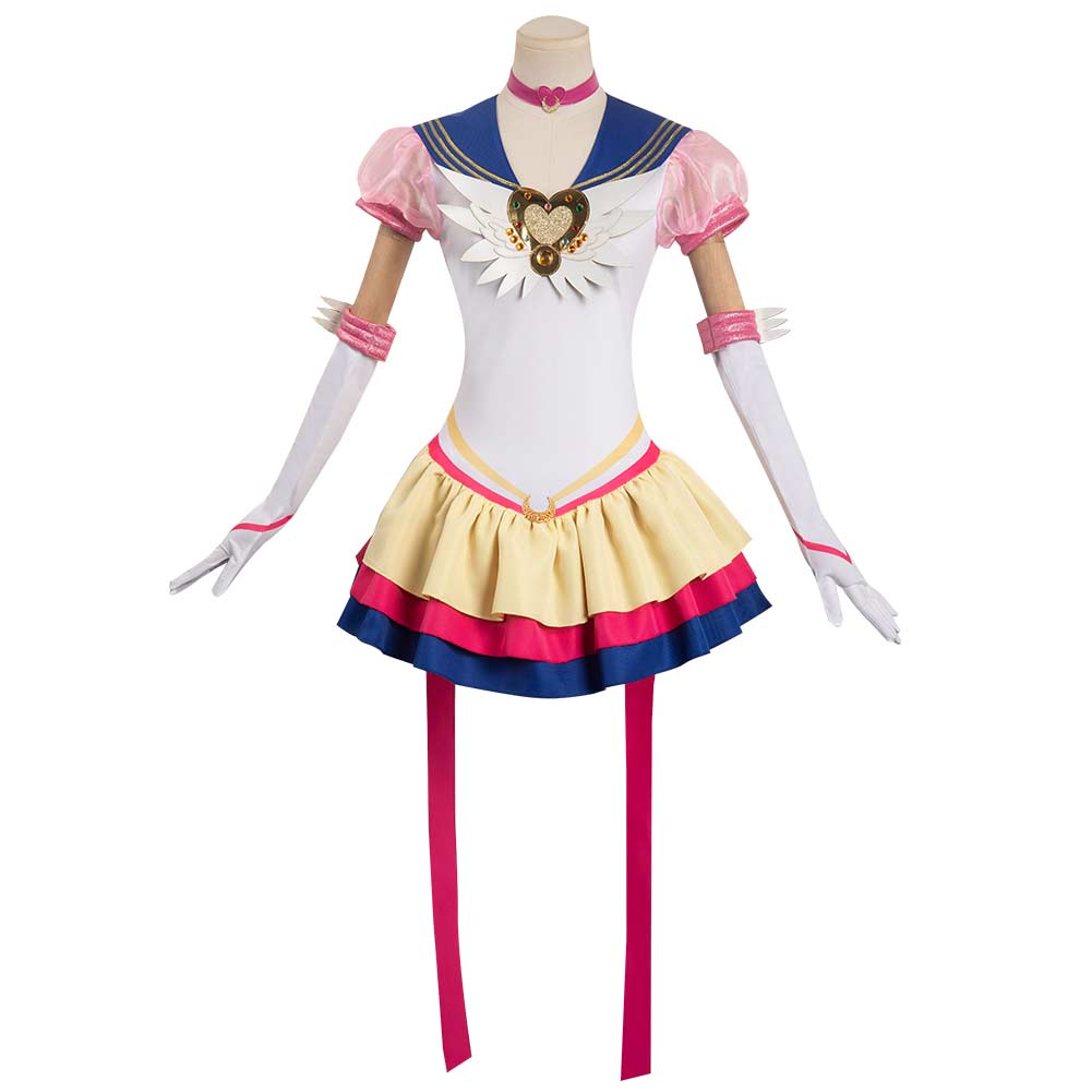 Bishoujo Senshi Sailor Moon Cosmos Movie Tsukino Usagi Cosplay Costume Halloween Carnival Party Outfits