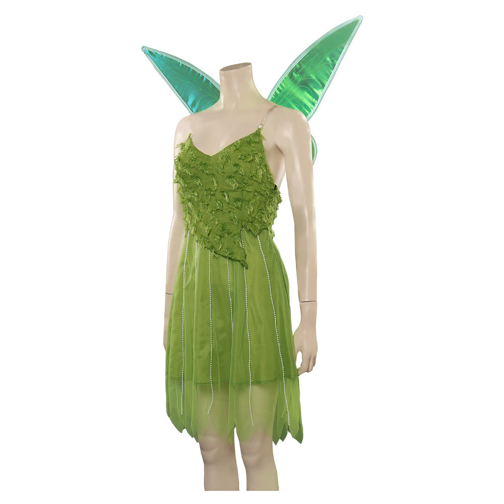 Peter Pan Wendy Tinker Cosplay Costume Outfits Halloween Carnival Party Disguise Suit Wings Dress