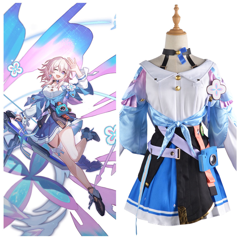 Honkai: Star Rail March 7th Cosplay Costume Halloween Carnival Party Disguise Suit