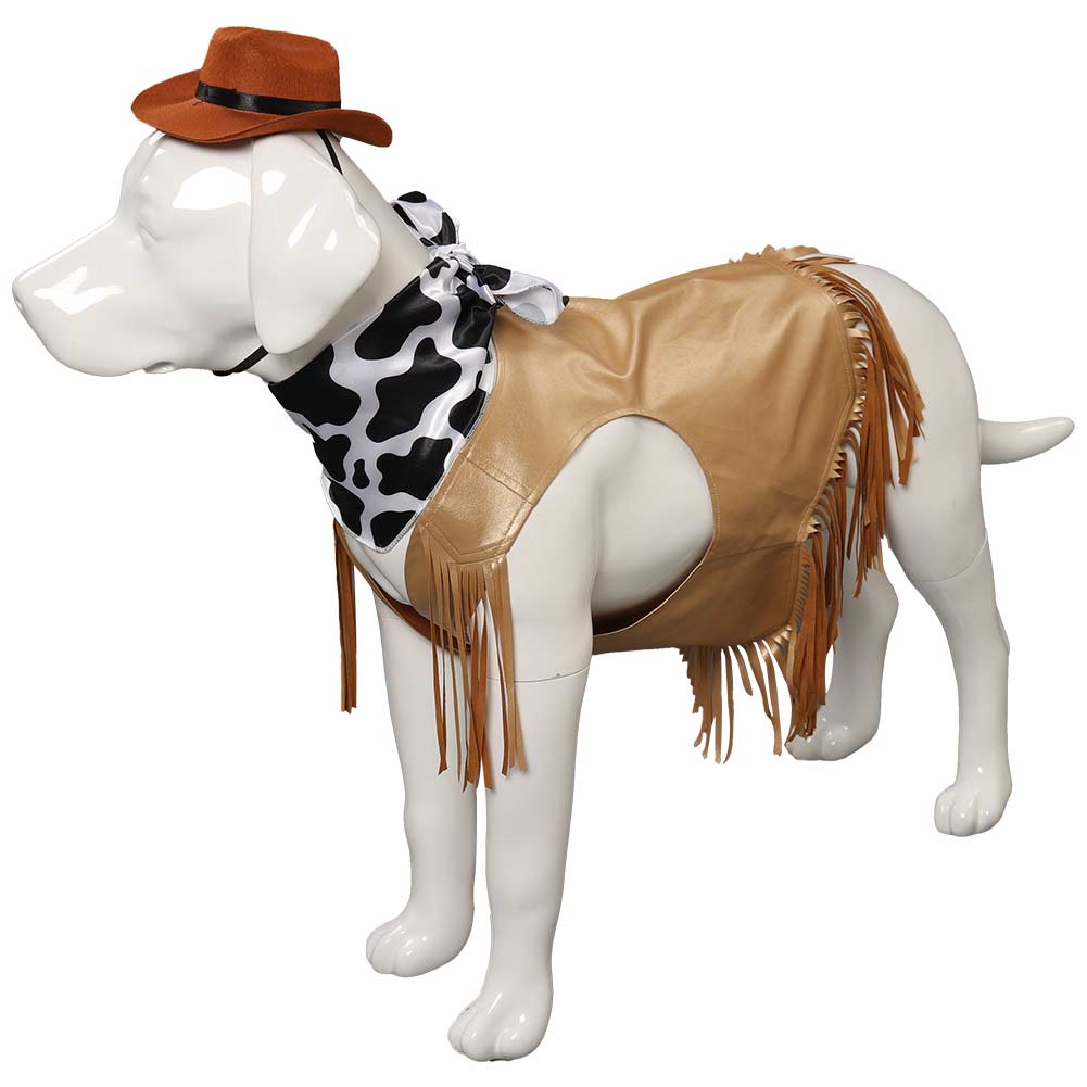 Cowboy Pet Dog Costume Dogs Halloween Clothes XS-L