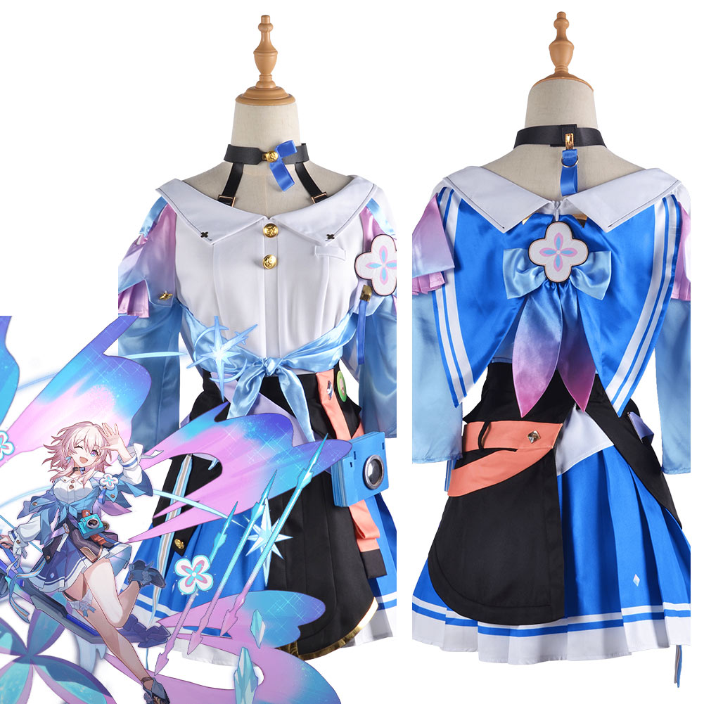 Honkai: Star Rail March 7th Cosplay Costume Halloween Carnival Party Disguise Suit