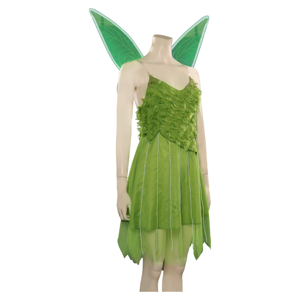 Peter Pan Wendy Tinker Cosplay Costume Outfits Halloween Carnival Party Disguise Suit Wings Dress