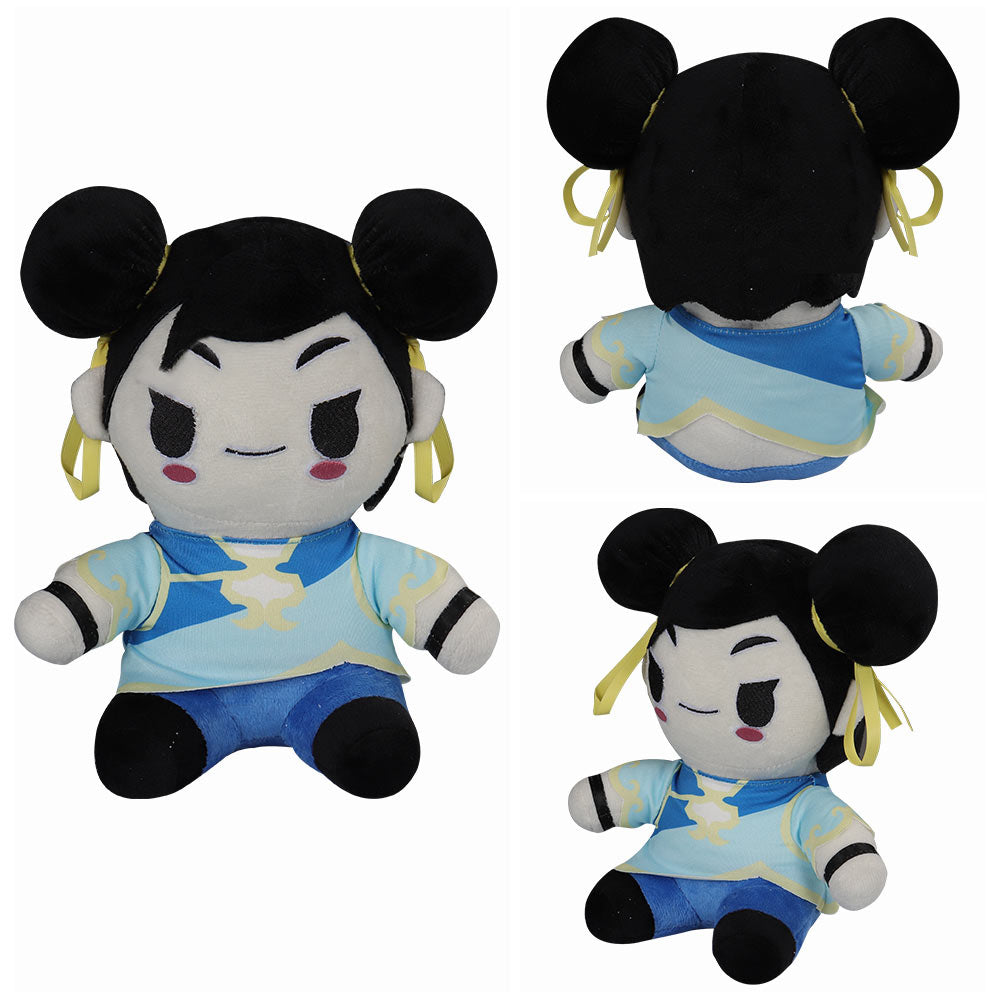 Chun-Li Plush Toys Cartoon Soft Stuffed Dolls Mascot Birthday Xmas Gift Doll 22cm