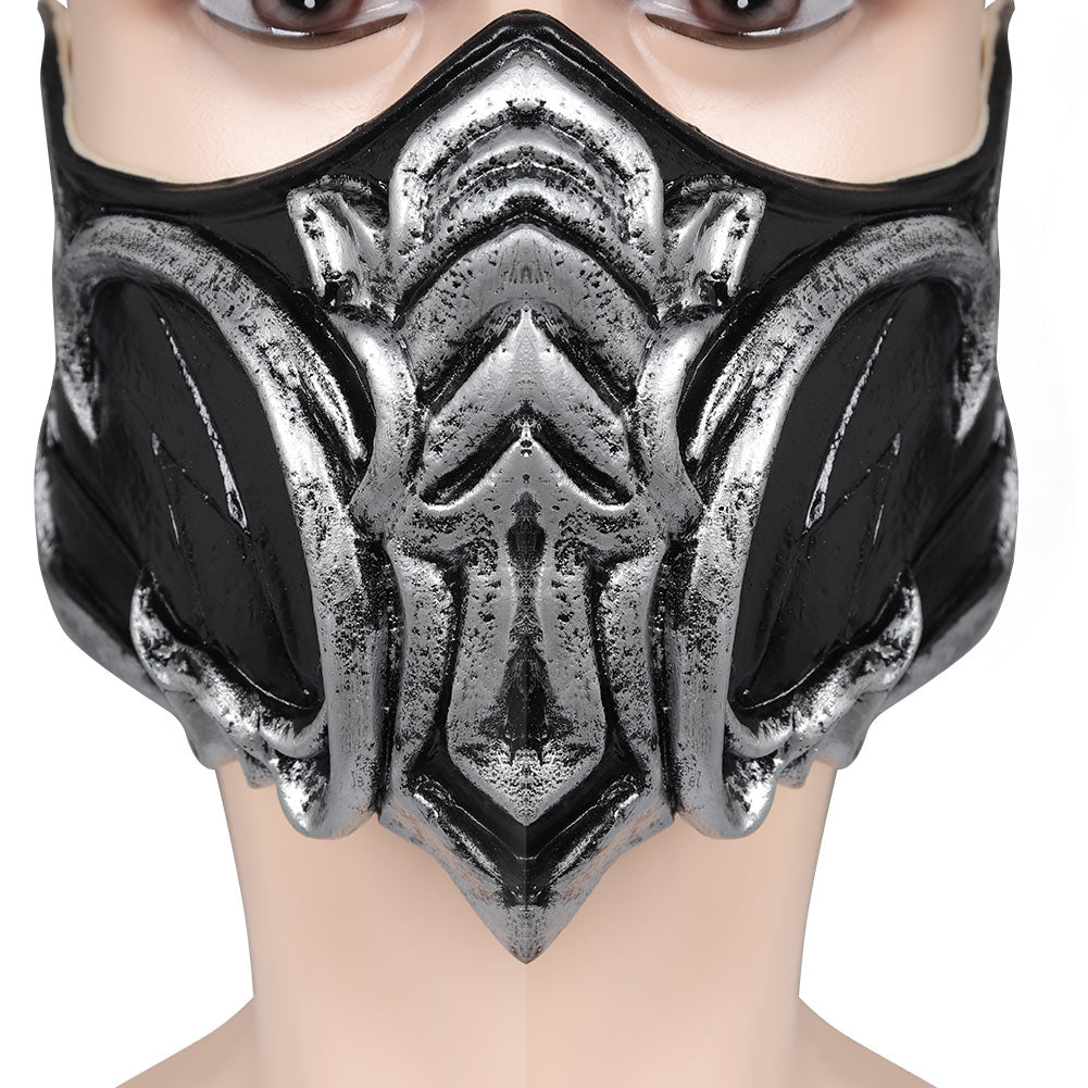 Sub-Zero Latex Mask Mortal Kombat Sub-Zero Cosplay Latex Masks Helmet Masquerade Halloween Party Costume Props