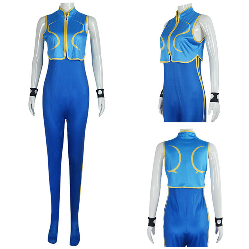 Street Fighter ZERO Chun Li Cosplay Costume Outfits Halloween Carnival Party Disguise Suit