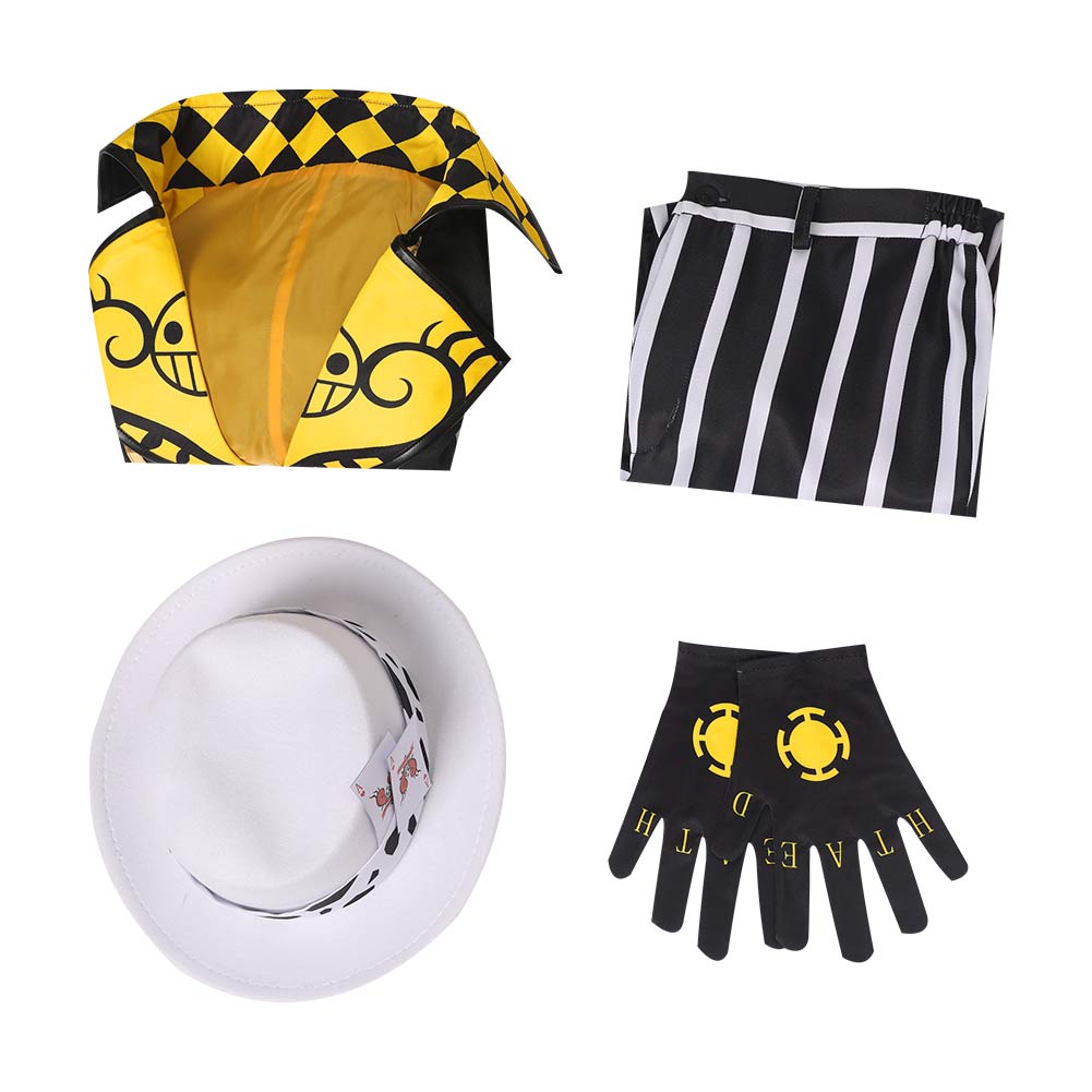 One Piece Trafalgar Law Halloween Cosplay Costume Outfits Halloween Carnival Suit DISFRAZDEDIADEBRUJAS.ES®