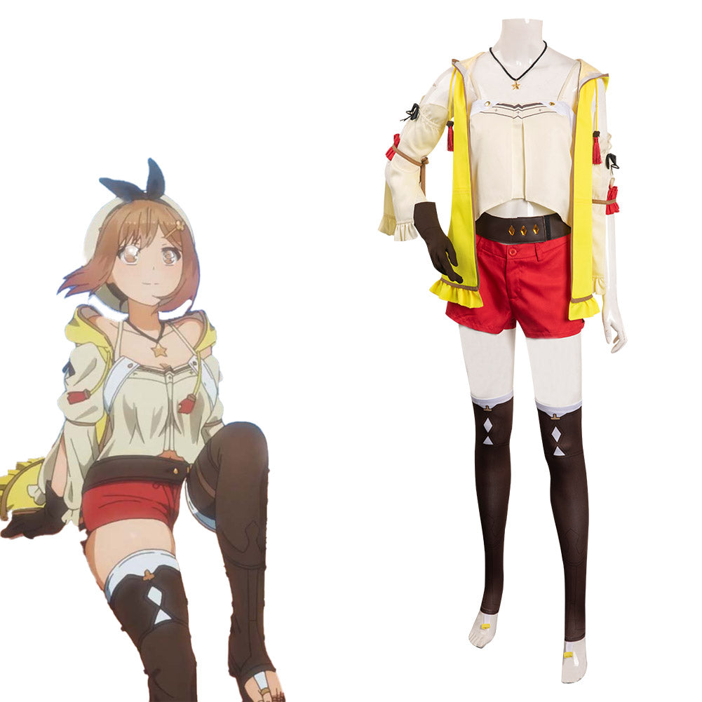 Atelier Ryza: Ever Darkness Reisalin Stout Cosplay Costume Halloween Carnival Party Disguise Suit