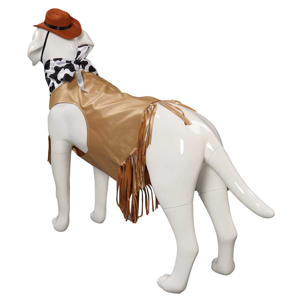 Cowboy Pet Dog Costume Dogs Halloween Clothes XS-L