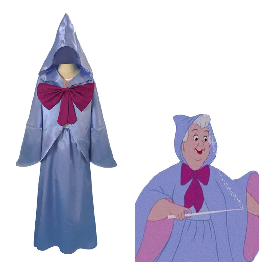 Cinderella Fairy Godmother Cosplay Costume Outfits Halloween Carnival Party Disguise Suit