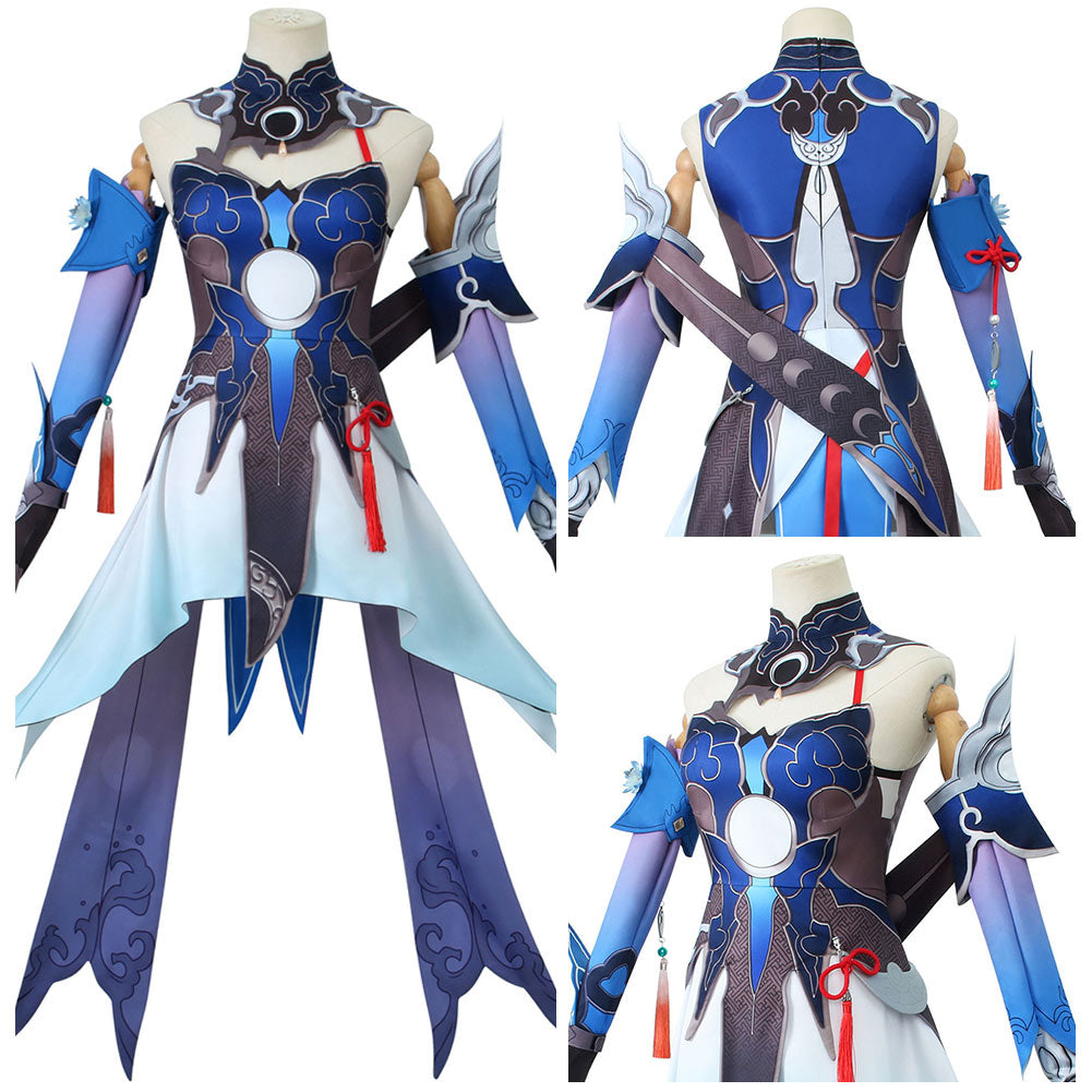 Honkai: Star Rail Jingliu Cosplay Costume Outfits Halloween Carnival Party Disguise Suit