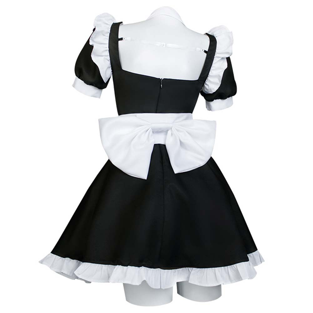 BOCCHI THE ROCK Hitori Gotou Cosplay Costume Maid Dress Outfits Halloween Carnival Suit