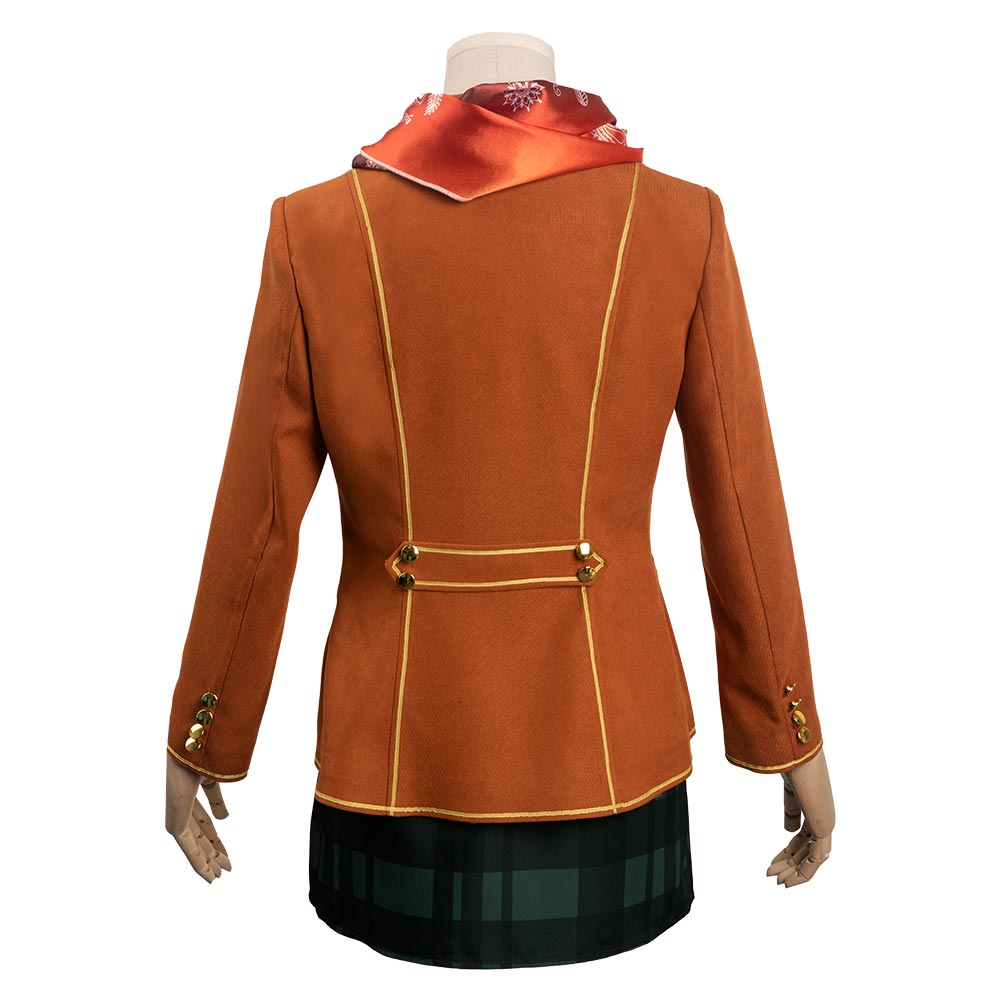 Resident Evil 4 Remake Ashley Graham Cosplay Costume Dress Coat Outfits Halloween Carnival Party Suit