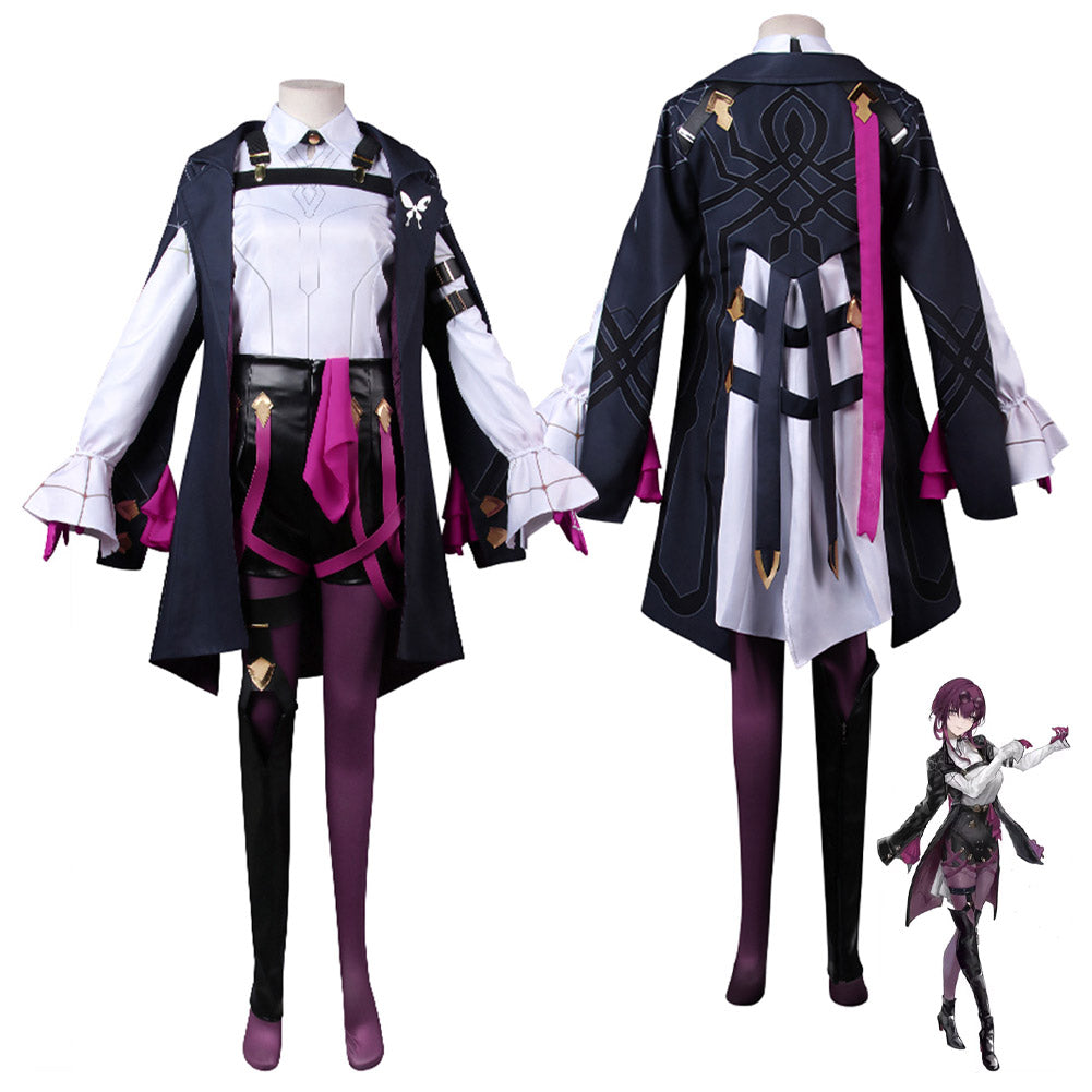 Honkai: Star Rail Kafka Cosplay Costume Outfits Halloween Carnival Party Disguise Suit