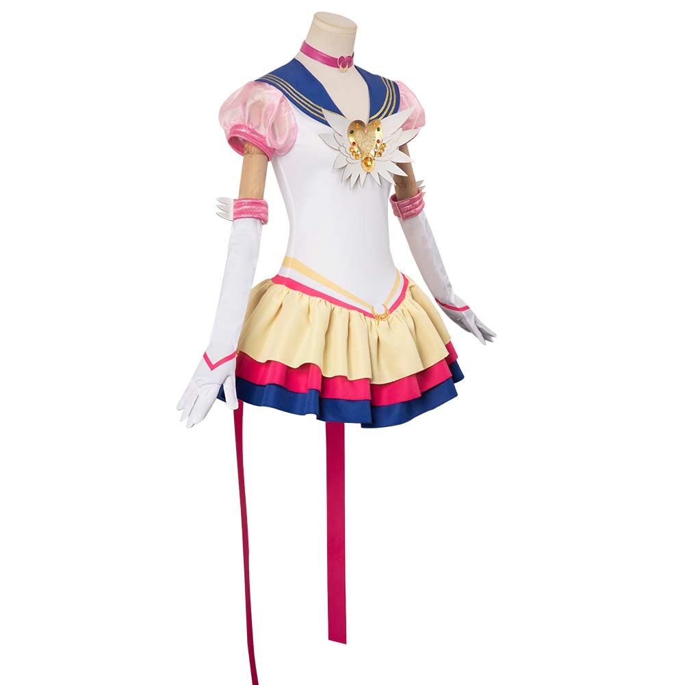 Bishoujo Senshi Sailor Moon Cosmos Movie Tsukino Usagi Cosplay Costume Halloween Carnival Party Outfits