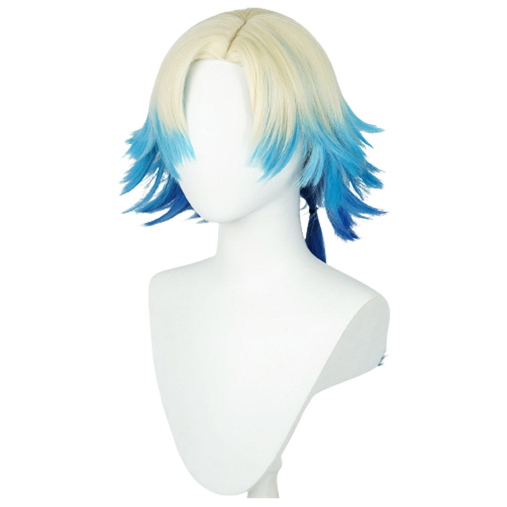 Blue Lock Caesar Cosplay Wig Heat Resistant Synthetic Hair Carnival Halloween Party Props