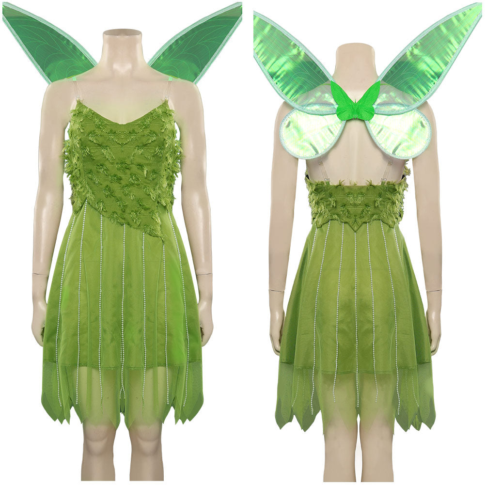 Peter Pan Wendy Tinker Cosplay Costume Outfits Halloween Carnival Party Disguise Suit Wings Dress