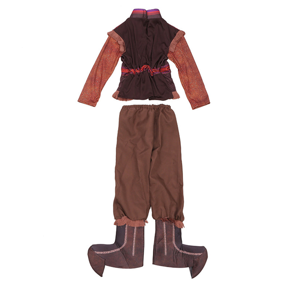 Kids Children Frozen Kristoff Cosplay Costume Outfits Halloween Carnival Party Disguise Suit