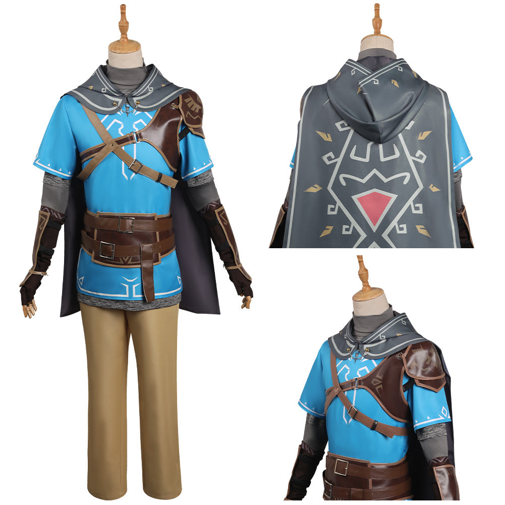 The Legend Of Zelda: Tears Of The Kingdom Link Cosplay Costume Outfits Halloween Carnival Suit