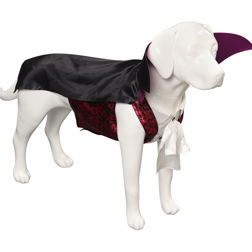 Vampire Pet Dog Costume Dogs Halloween Clothes XS-L