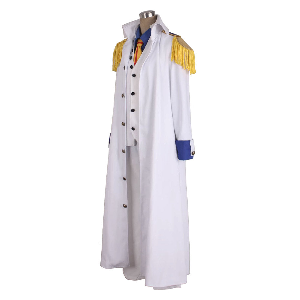 One Piece Kuzan Aokiji Cosplay Costume Outfits Halloween Carnival Party Disguise Suits