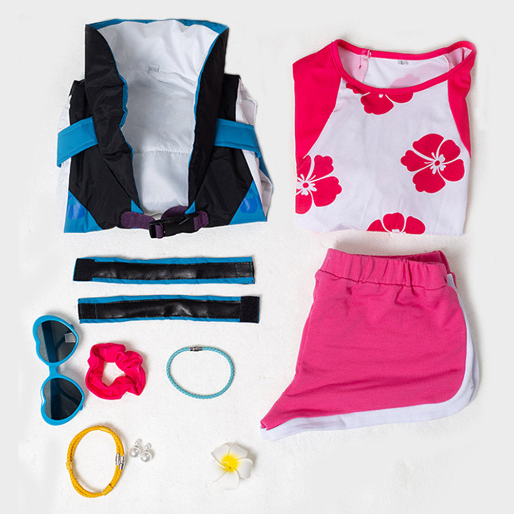 Game Overwatch OW DVA Hana Song Waveracer Skin Outfit Cosplay Costume ...