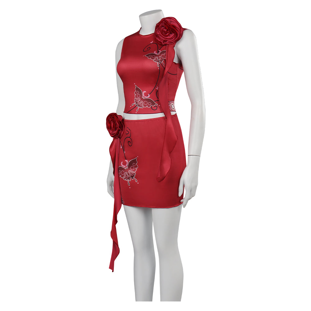 Resident Evil 4 Ada Wong Cosplay Costume Outfits Halloween Carnival Party Adult Disguise Suit