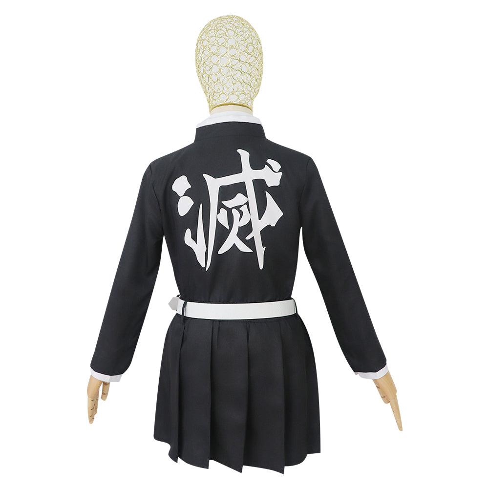 Kids Demon Slayer Kanroji Mitsuri Cosplay Costume Outfits Halloween Carnival Suit