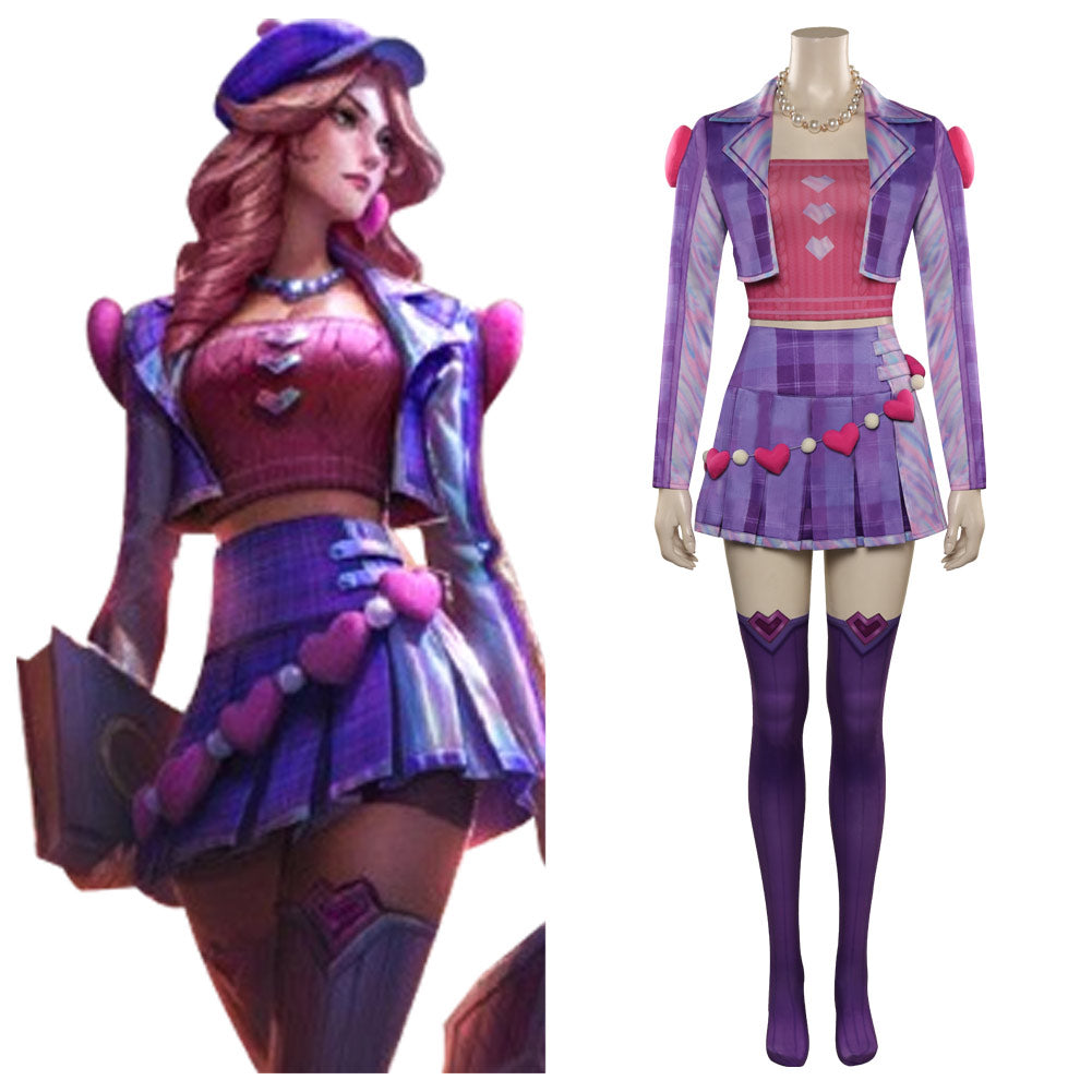 League Of Legends He Sheriff Of Piltover Caitlyn Kiramman Cosplay Costume Outfits Halloween Carnival Party Suit