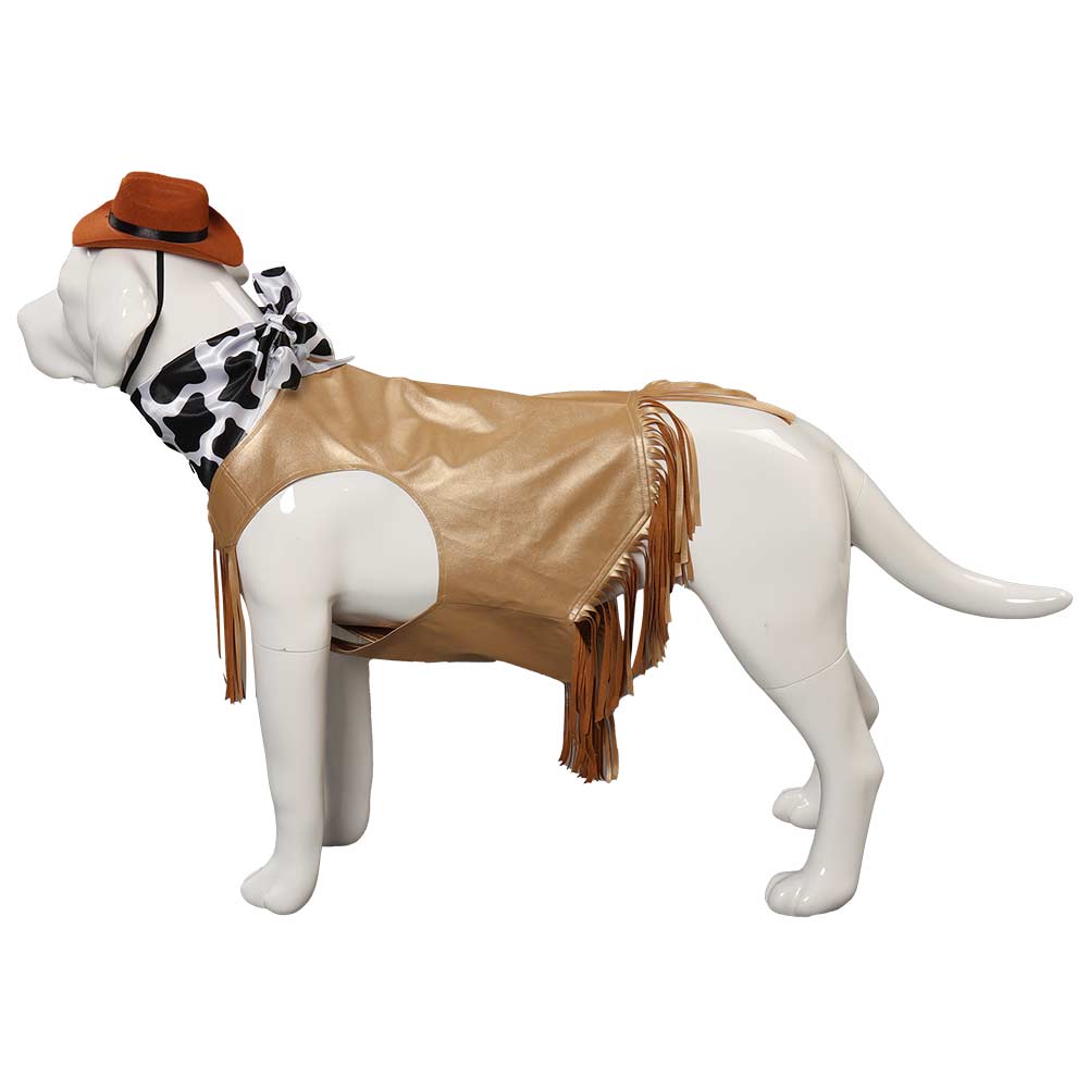 Cowboy Pet Dog Costume Dogs Halloween Clothes XS-L