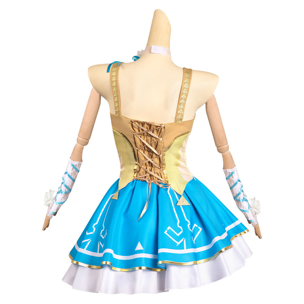 Princess Zalda Cosplay Costume Halloween Carnival Party Outfits