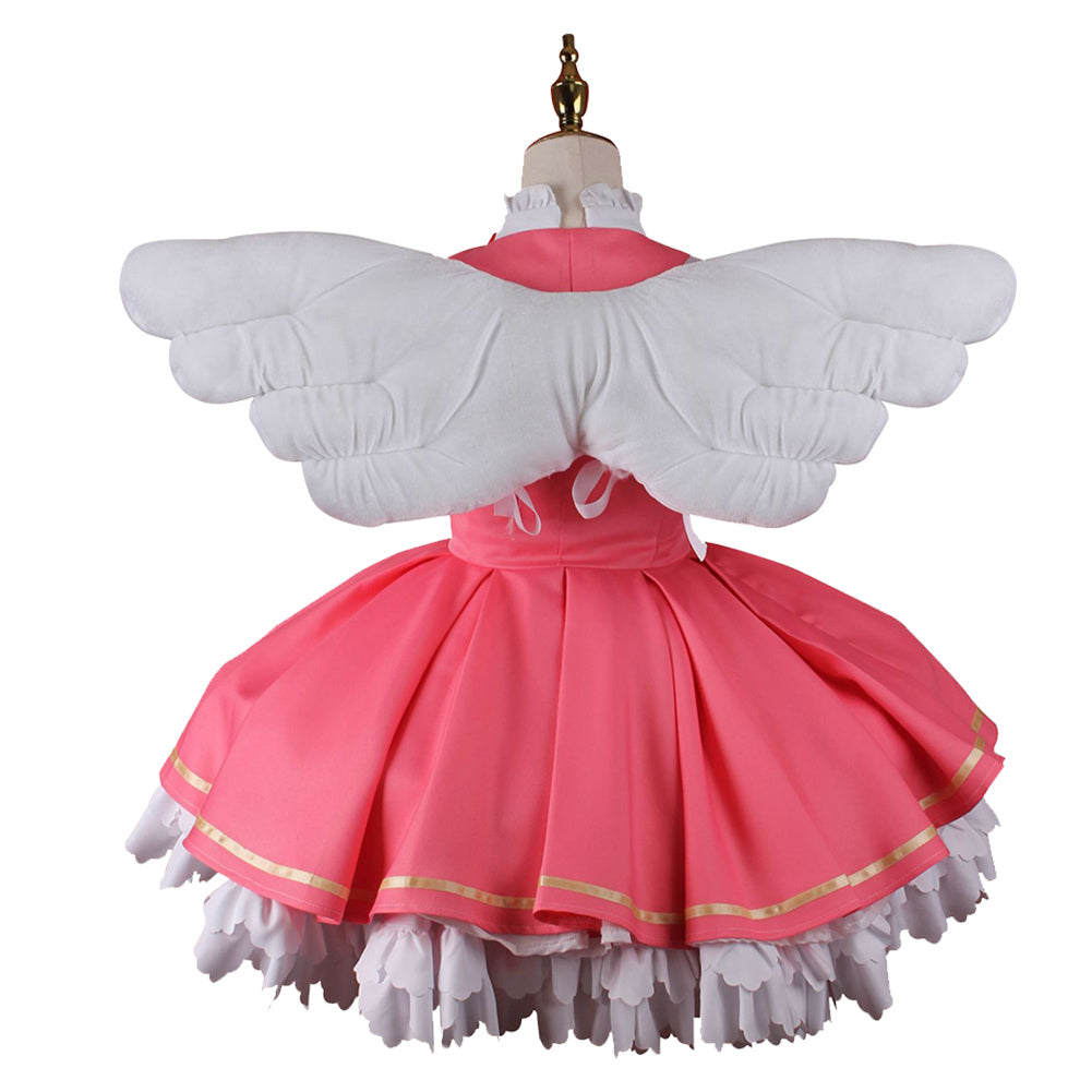 Card Captor KINOMOTO SAKURA Cosplay Costume Outfits Halloween Carnival Suit