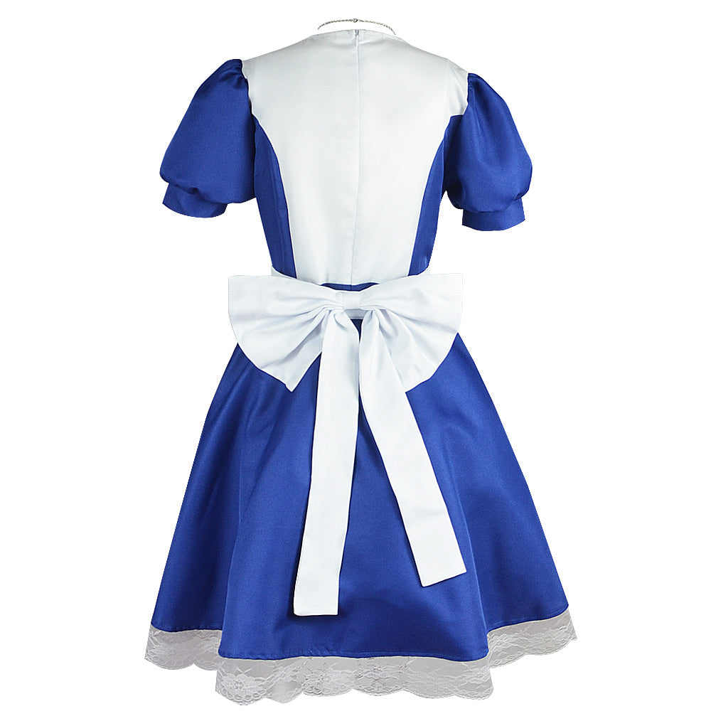 Alice: Madness Returns Alice Cosplay Costume Halloween Carnival Outfits 