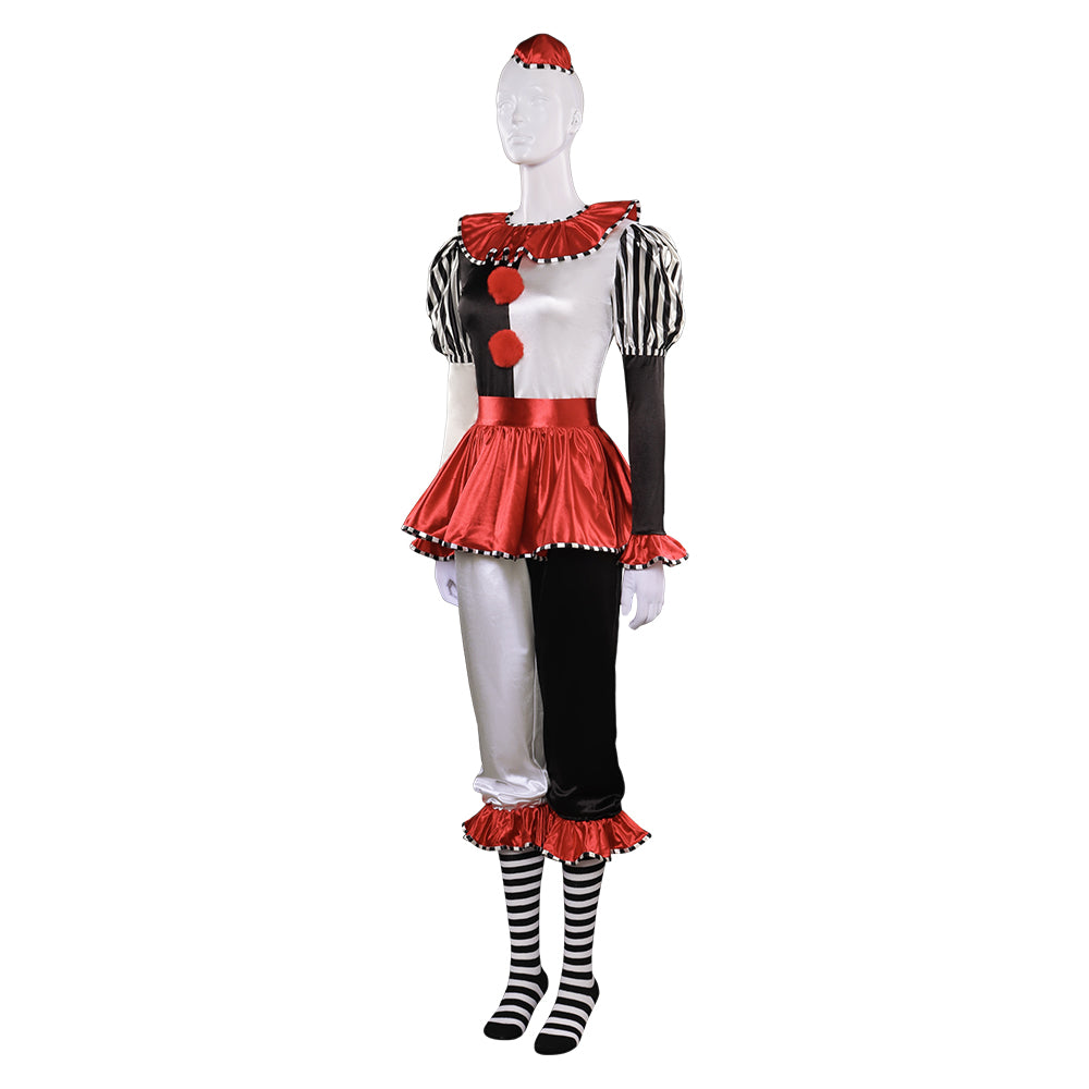 All Saints‘Day (Nov 1st) Clown suit Cosplay Costume Halloween Carnival Outfits