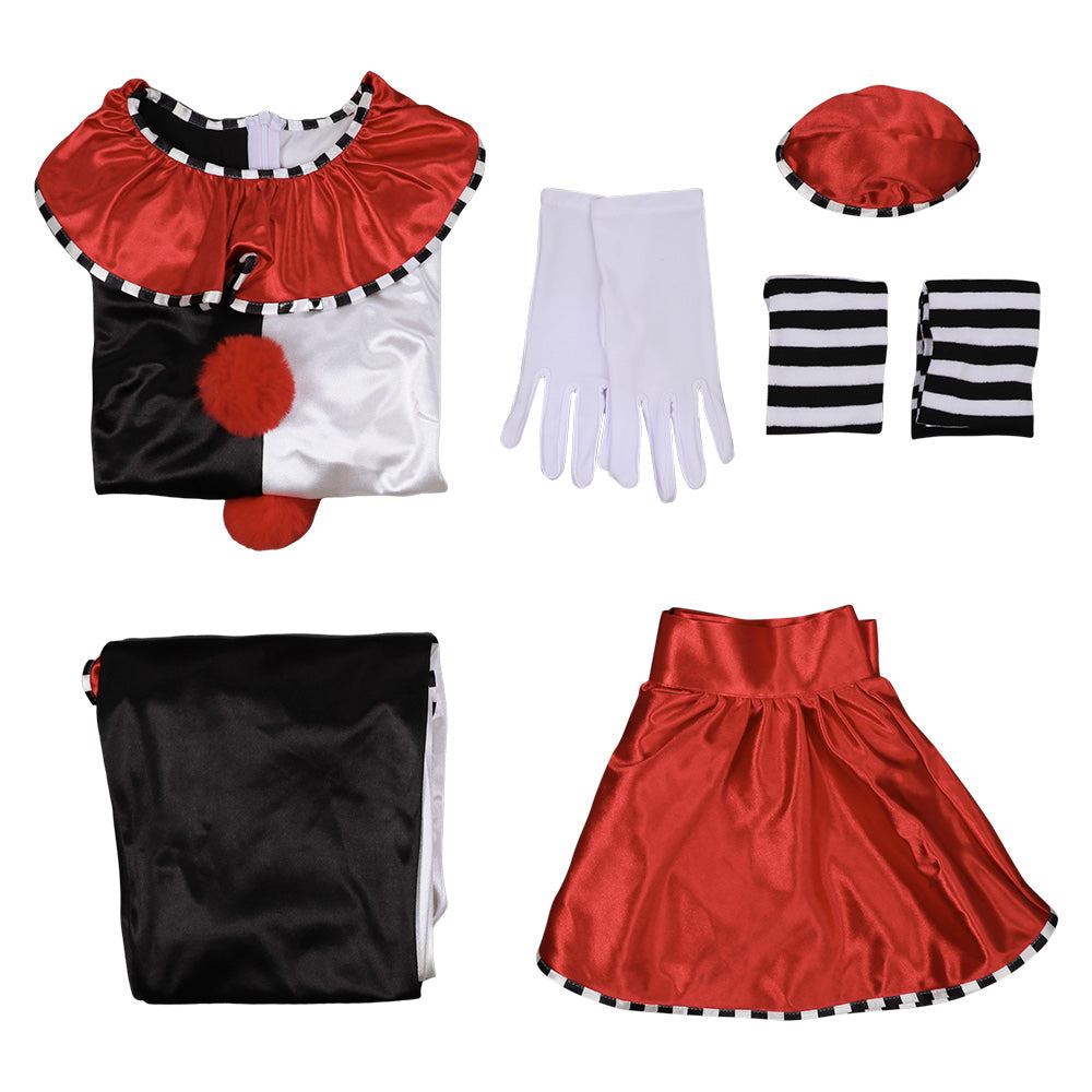 All Saints‘Day (Nov 1st) Clown suit Cosplay Costume Halloween Carnival Outfits