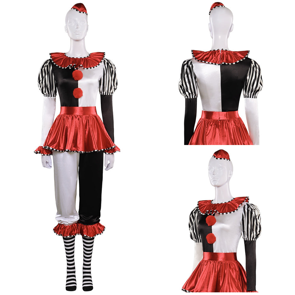 All Saints‘Day (Nov 1st) Clown suit Cosplay Costume Halloween Carnival Outfits