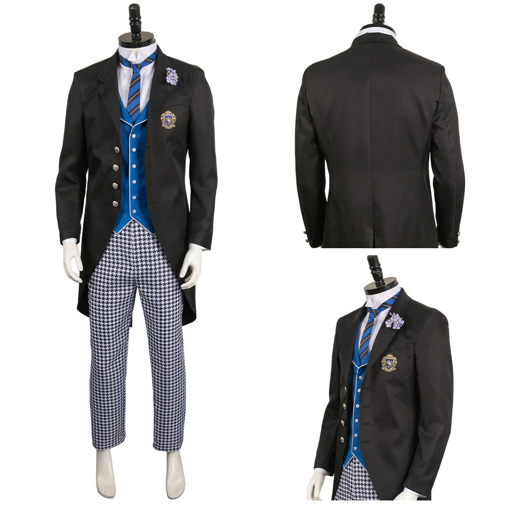 Anime Black Butler Lawrence Bluewer Cosplay Costume Halloween Carnival Outfits 