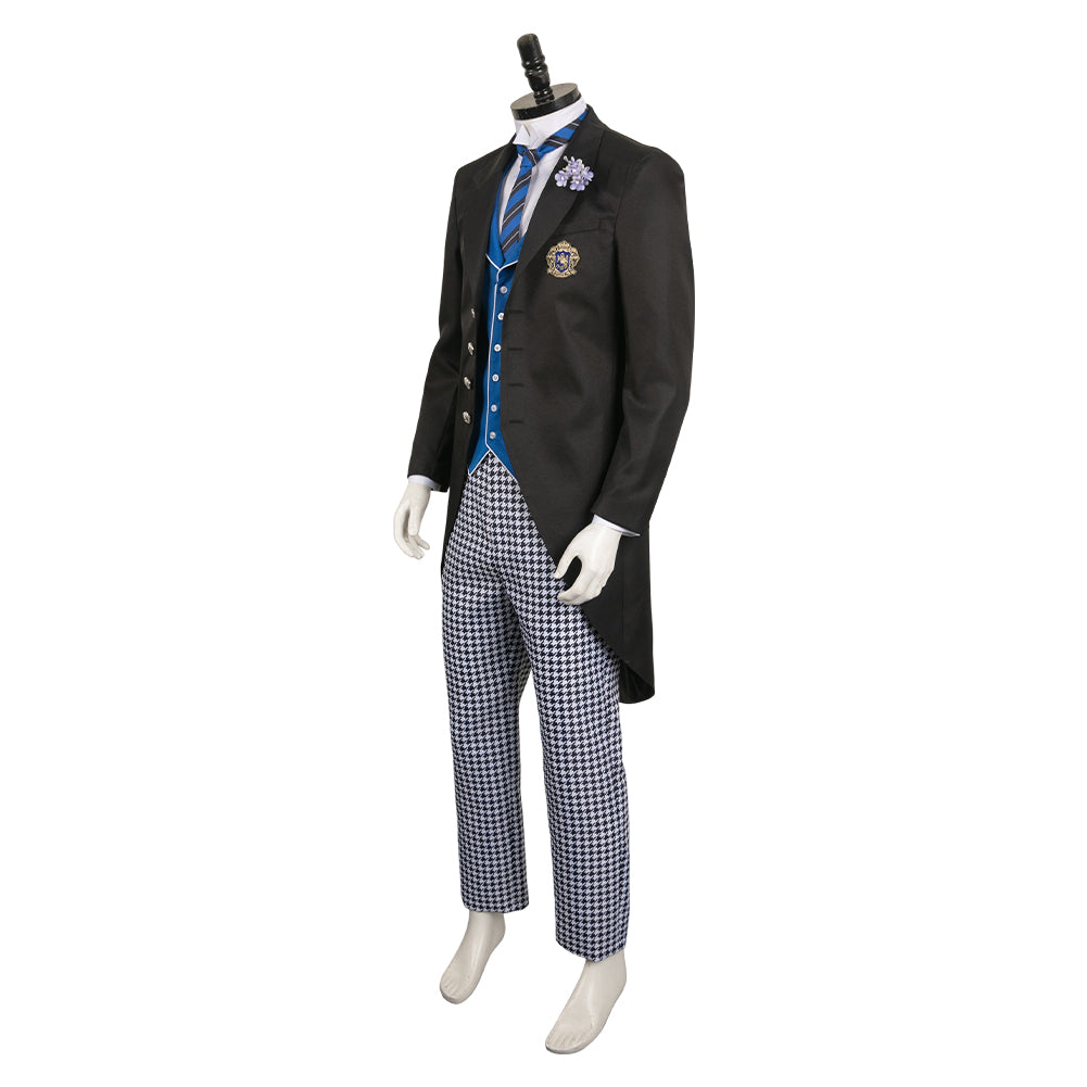 Anime Black Butler Lawrence Bluewer Cosplay Costume Halloween Carnival Outfits 