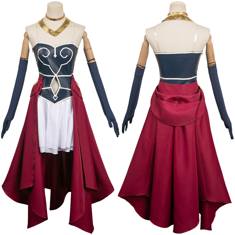 Anime Frieren Beyond Journey‘s End Aura Cosplay Costume Women Halloween Carnival Party Outfits